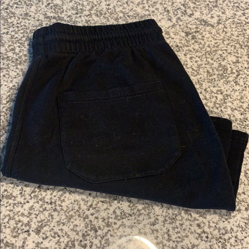 Black Jogger Shorts